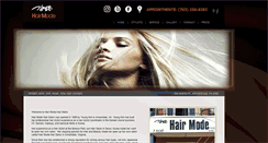 Desktop Screenshot of hairmodesalon.com